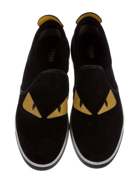 fendi monster mens|fendi monster slip on sneakers.